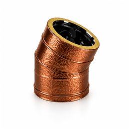 Curva a 30° RM2C3 ISO25 RAME MARTELLATO Canna fumaria doppia parete