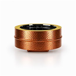 Blind cap R2TA ISO25 HAMMERED COPPER Double wall flue