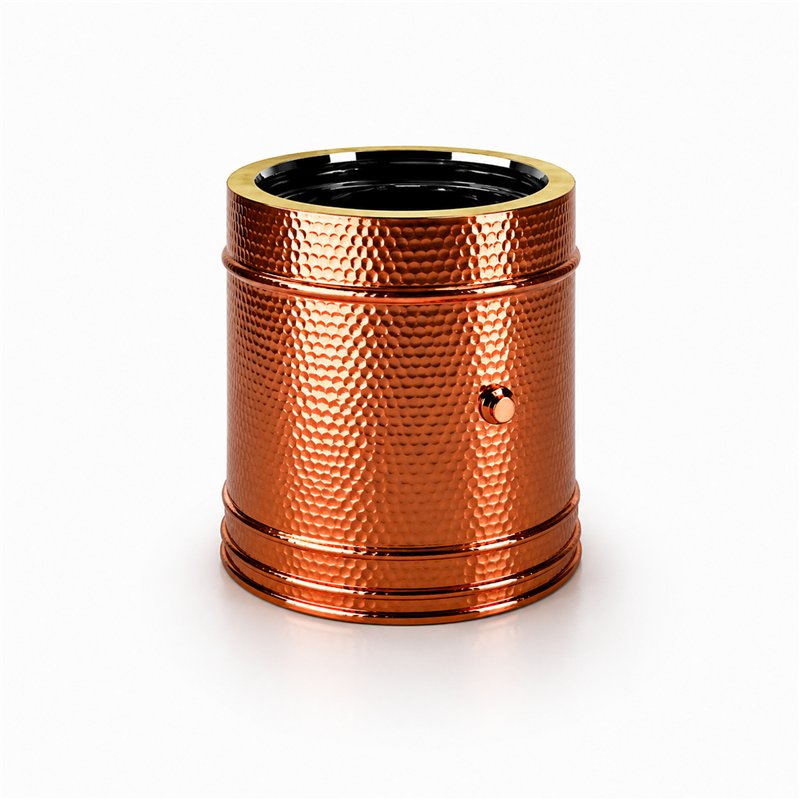 Smoke detection module RM2PF ISO25 HAMMERED COPPER Double wall flue