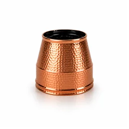 Conical end cap N2TO ISO25 MATT BLACK Double wall flue