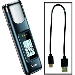 Vigor USB‑C rechargeable breathalyzer – Digital alcohol tester