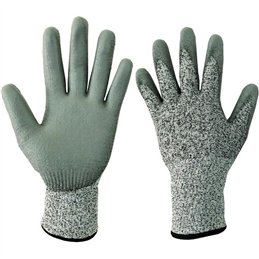 Vigor cut‑resistant polyurethane gloves – EN 388 4X43C