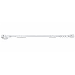 sy extendable curtain rod white 0.71–1.22 m