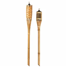 Torce da giardino in bamboo per olio citronella