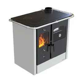 incar NADA Wood‑Fired Cooker – 9.33 kW, Enamelled Cast‑Iron Top, Integrated Oven