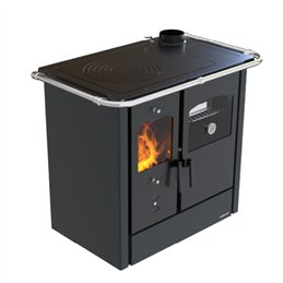 Cucina a legna LINCAR NADA – 9,33 kW, forno integrato, design essenziale