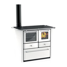 Cucina a legna LINCAR GAIA 149A – 8,2 kW, forno integrato, piastra in ghisa