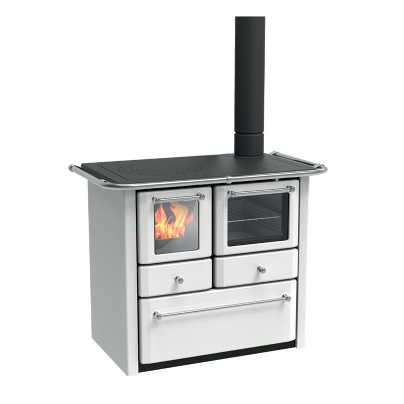 Cucina a legna LINCAR GAIA 149A – 8,2 kW, forno integrato, piastra in ghisa