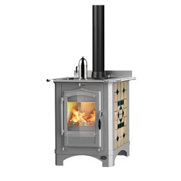 Cucina a legna LINCAR RAVENNA – 8,31 kW, finiture pregiate, design compatto