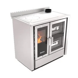 Lincar FUSION-X Wood‑Fired Cooker – 8.4 kW Nominal, Integrated Oven, INOX