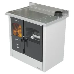 Cucina a legna LINCAR OMEGA – 8,4 kW, forno grande, acciaio smaltato