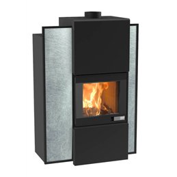 Stufa Caminetto ibrido legna/pellet Jolly Mec FOGHET-S EVO ARIA – 8 kW, aria forzata