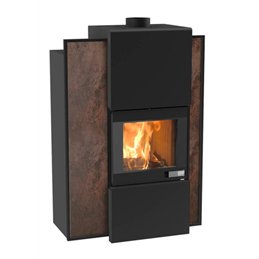 Jolly Mec FOGHET SERIE S EVO ARIA – Slim Hybrid Wood/Pellet Fireplace 7.6 / 8 kW