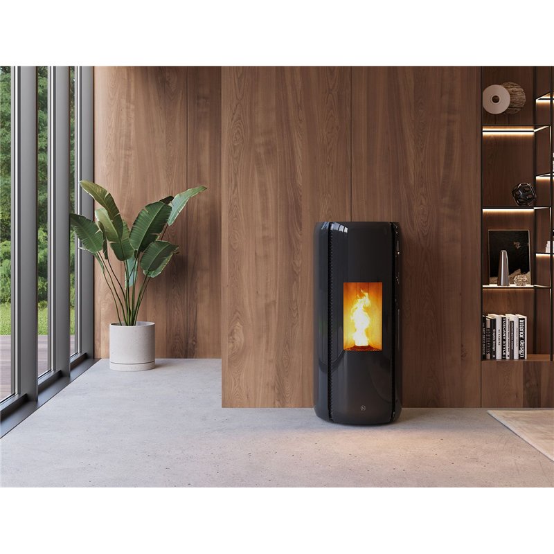 Jolly Mec MATISSE 5S – 5‑Star Pellet Stove 8.5 / 10 kW, Black‑Glass Design