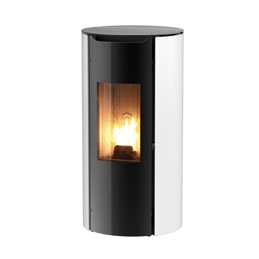 Jolly Mec CULT 5S 24V – 5‑Star Pellet Stove 8 kW, Round Design, 24‑Volt Technology