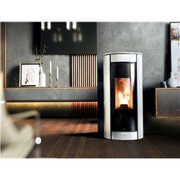 Jolly Mec BOTERO 2 5S 24V – 5‑Star Pellet Stove 8 kW, Modern Design, 24‑Volt Technology