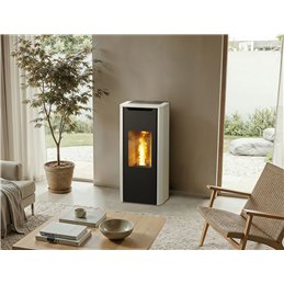 Jolly Mec PADDY 13 – 5‑Star Pellet Stove 13.4 kW, Modern Grille‑Free Design, Ductable, Dust‑Reduction Technology