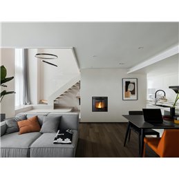 Jolly Mec SYNTHESIS 60 – 5‑Star Compact Pellet Fireplace 6.8 kW, Airtight, Forced‑Air Heating
