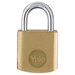 CORBIN/YALE padlock standard arch brass PL110