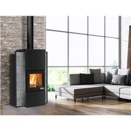 Jolly Mec SERIE S FOGHET EVO IDRO – Termostufa combinata legna/pellet 18,2 kW, ermetica, 4 Stelle, con kit idraulico integrato