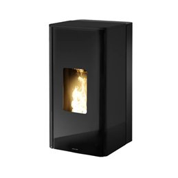 Jolly Mec DUKA 5S 19 kW – Termostufa a pellet idro 19 kW, 5 Stelle, VERTICAL AIR, kit idraulico integrato, Wi‑Fi