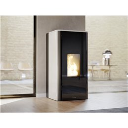 Jolly Mec DUKA 5S 19 kW – 19 kW 5‑Star Hydronic Pellet Stove, VERTICAL AIR, Wi‑Fi, Hydraulic Kit Included