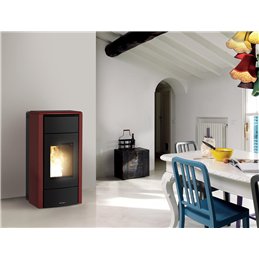 Jolly Mec BRERA 24 kW – Termostufa a pellet idro 24 kW, A++, produzione ACS, ventilazione BASIC/COMFORT