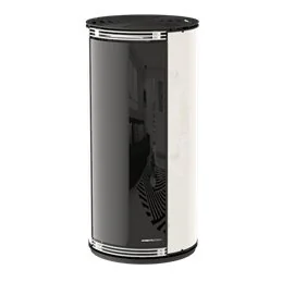 Moretti Design RELAX GLOBE – Ductable Pellet Stove 7/9/11 kW, Cylindrical Glass Design, Magical Glass