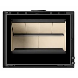 Moretti Design KORIN 700 – Inserto a legna 11 kW con braciere in refrattario e ventilazione canalizzabile