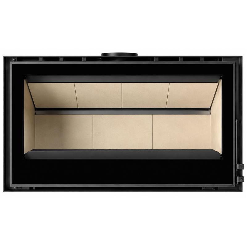 Moretti Design KORIN 1000 – 11 kW Wood Insert with Large Firebox and Ductable Ventilation