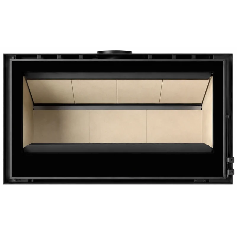 Moretti Design KORIN 1000 – Inserto a legna 11 kW con ventilazione canalizzabile e camera di combustione maggiorata