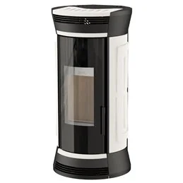 Moretti Design CLESSIDRA WOOD – 13 kW Wood Stove with NO FAN System and Ceramic Top