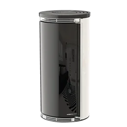 Moretti Design ERGONOMIC WOOD – 13 kW Wood Stove with Curved Glass and Ceramic Top