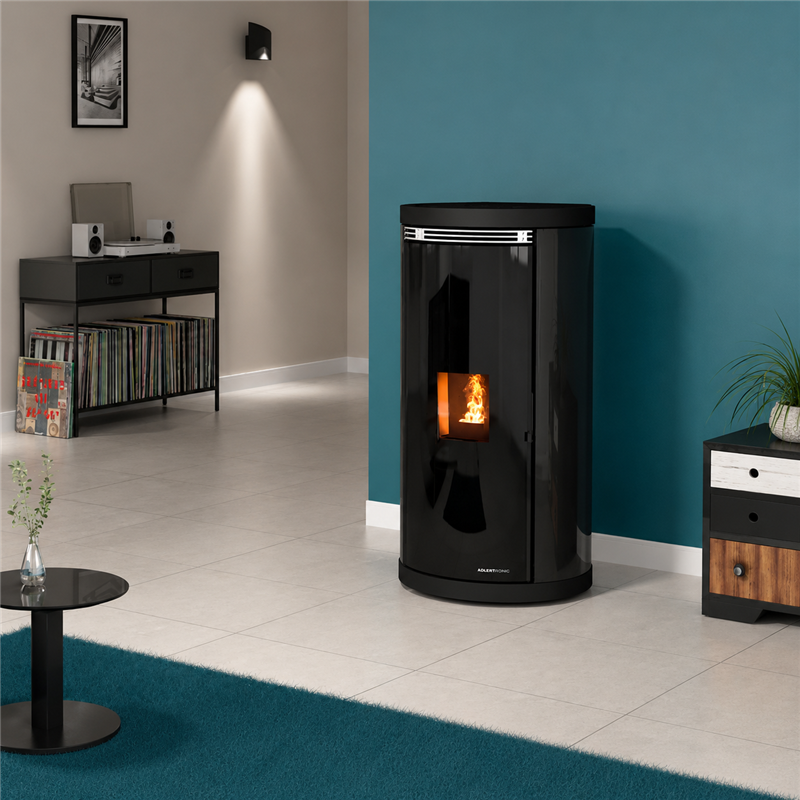 Moretti Design TECNIKA EXCLUSIVE – AQUA Pellet Boiler 22–34 kW with Smart Motherboard