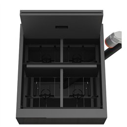 Moretti Design INTELLIGENT TANK – 365 L Pellet Storage with Patented Automatic Bag Opening