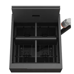Moretti Design INTELLIGENT TANK – 365 L Pellet Storage with Patented Automatic Bag Opening
