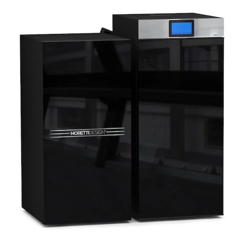 Moretti Design INTELLIGENT TANK – 365 L Pellet Storage with Patented Automatic Bag Opening