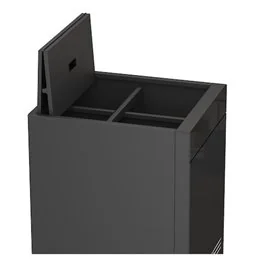 Moretti Design INTELLIGENT TANK – 365 L Pellet Storage with Patented Automatic Bag Opening