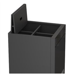 Moretti Design INTELLIGENT TANK – Serbatoio pellet 365 L con apertura automatica brevettata