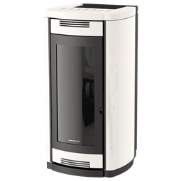 Moretti Design PRESTIGE – AQUA Pellet Thermostove 26–34 kW with Magic Glass