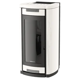 Moretti Design PRESTIGE – AQUA Pellet Thermostove 26–34 kW with Magic Glass