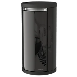 Moretti Design EXCLUSIVE GLASS – Termostufa a pellet AQUA 26/30/34 kW con Magic Glass e Silent Plus