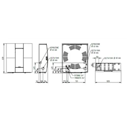Moretti Design COMPACT GLASS – 24 kW Hydro Pellet Stove with Magic Glass