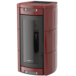 Moretti Design ALADINO AQUA – 14–24 kW Hydro Pellet Stove with Magic Glass
