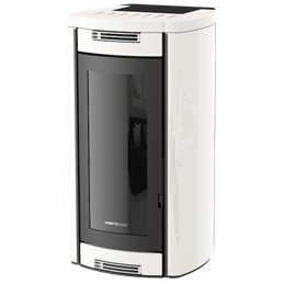 Moretti Design ALADINO AQUA – 14–24 kW Hydro Pellet Stove with Magic Glass