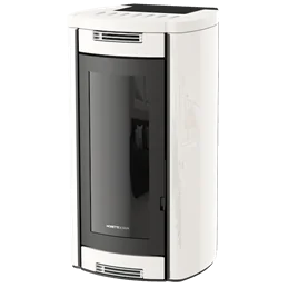 Moretti Design ALADINO AQUA – 14–24 kW Hydro Pellet Stove with Magic Glass