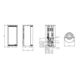 Moretti Design HARMONY AQUA – 14–24 kW Hydro Pellet Stove with Magic Glass