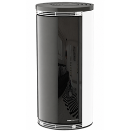 Moretti Design HARMONY AQUA – Termostufa a pellet 14/19/22/24 kW con Magic Glass e Silent Plus