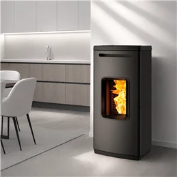 Caminetti Montegrappa LINKA EP – Stufa a pellet ventilata 8,5 kW con Wi‑Fi + Bluetooth