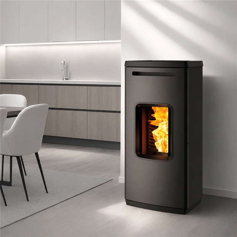 Caminetti Montegrappa LINKA EP – Stufa a pellet ventilata 8,5 kW con Wi‑Fi + Bluetooth